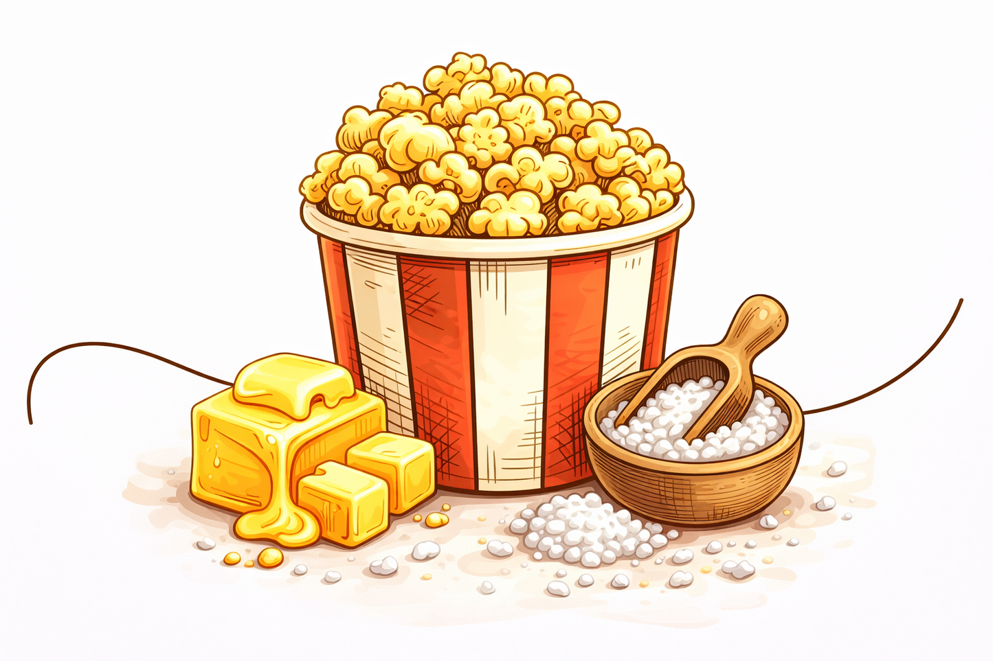 Classic Butter and Sea Salt Popcorn - 1 cup
